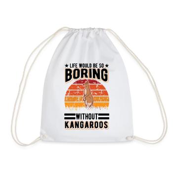Kangourou australien Kangourou australien - Sac de sport léger - blanc - Devant