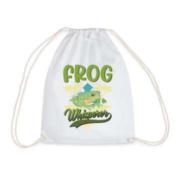Frog Whisperer Cadeau Rainette - Sac de sport léger - blanc - Devant