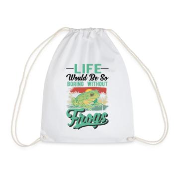 Grenouille cadeau Rainette - Sac de sport léger - blanc - Devant