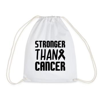 Plus fort que le cancer - Sac de sport léger - blanc - Devant