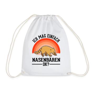 J’aime juste les coatis - Sac de sport léger - blanc - Devant