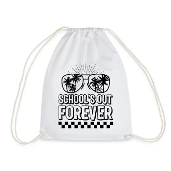 Dernier jour d’école, écoles pour toujours tee, dernier - Sac de sport léger - blanc - Devant
