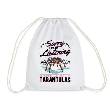 Tarantula Gift Spider Tarantula - Drawstring Bag - white - Front