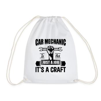 Mécanicien automobile n’est pas seulement un travail, c’est un métier - Auto - Sac de sport léger - blanc - Devant