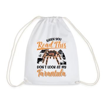 Tarentule Cadeau Araignée Tarentule - Sac de sport léger - blanc - Devant