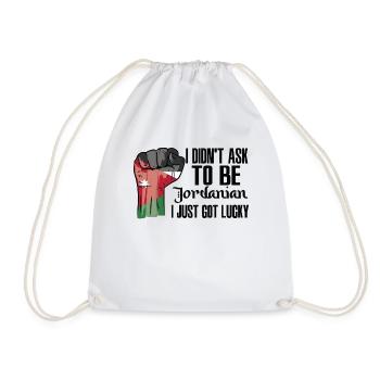 Fierté jordanienne Drapeau jordanien cultivé - Sac de sport léger - blanc - Devant