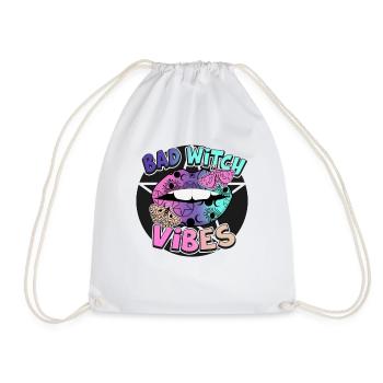 Trick or Treat Bath Witch Vibes Halloween Design - Sac de sport léger - blanc - Devant