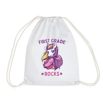 Allô 1ère année - Bonjour les roches de première année - Sac de sport léger - blanc - Devant