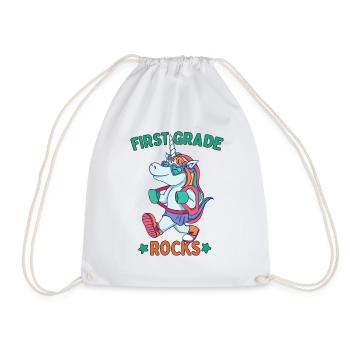 Hello 1st Grade - Hello First Grade Rocks - Turnbeutel - Weiß - Vorne