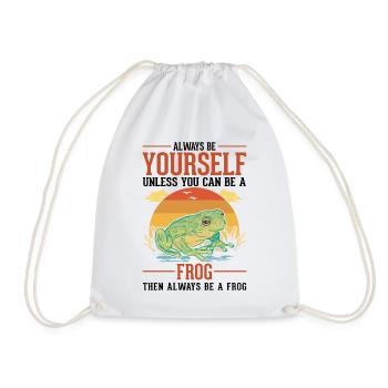Sois toujours toi-même Frog Frosch - Sac de sport léger - blanc - Devant