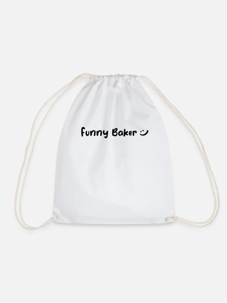 Bakery Baker - Funny Baker - Turnbeutel - Weiß
