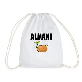 Alman Almani Potato - Drawstring Bag - white - Front