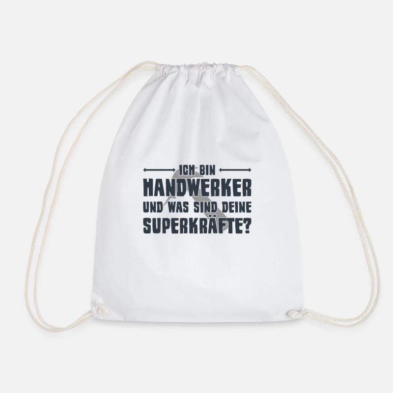 Handwerker Spruch - Turnbeutel - Weiß