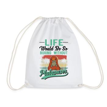 Platypus Gift Platypus - Drawstring Bag - white - Front