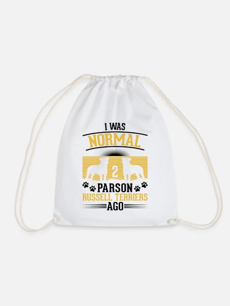 Parson Russell Terrier Geschenk - Turnbeutel - Weiß