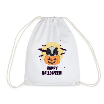 Skunk Pumpkin Mouffettes mignonnes Joyeux Halloween - Sac de sport léger - blanc - Devant