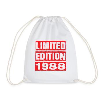 Edition Limitée 1988 Anniversaire 1988 Vintage Rétro - Sac de sport léger - blanc - Devant