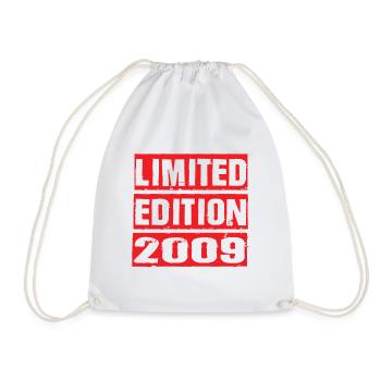 Limited Edition 2009 Geburtstag 2009 Vintage Retro - Turnbeutel - Weiß - Vorne