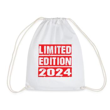 Limited Edition 2024 Geburtstag 2024 Vintage Retro - Turnbeutel - Weiß - Vorne
