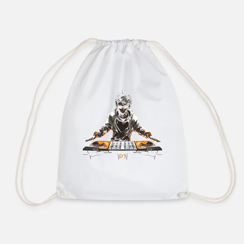 DJ Anime Manga - Drawstring Bag - white