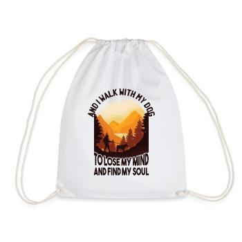 Dog Dog Owner Accessories Dog Lover Funny - Drawstring Bag - white - Front