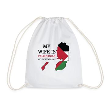 Rien ne me fait peur Ma femme est - Sac de sport léger - blanc - Devant