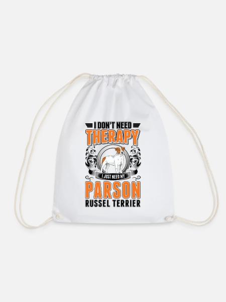 Parson Russell Terrier Therapie - Turnbeutel - Weiß