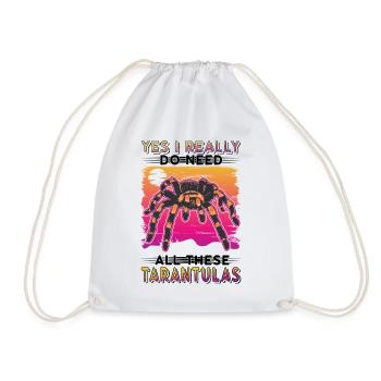 Tarantula Gift Spider Tarantula - Drawstring Bag - white - Front