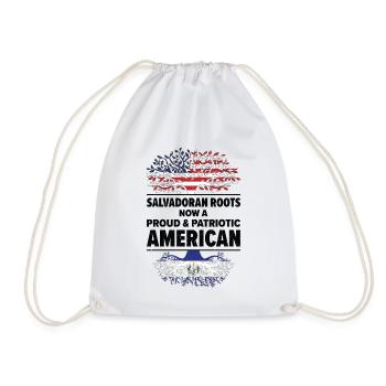 Salvadorian American Patriot États-Unis - Sac de sport léger - blanc - Devant
