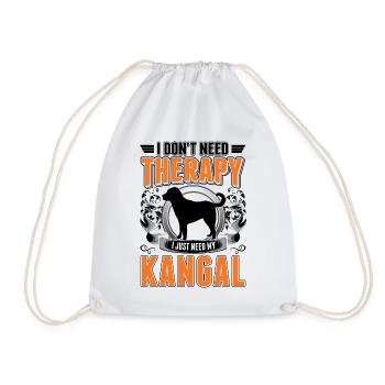 Kangal Therapy - Drawstring Bag - white - Front