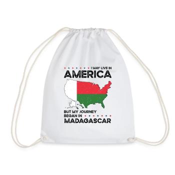 Madagascar American Patriot USA Grown - Sac de sport léger - blanc - Devant
