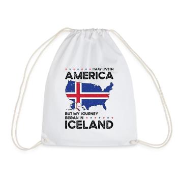 Icelandic American Patriot USA Grown - Sac de sport léger - blanc - Devant