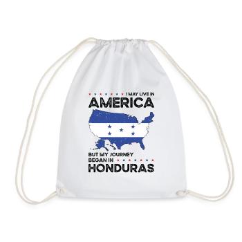 Hondurien Patriote américain États-Unis - Sac de sport léger - blanc - Devant