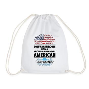 Botswana American Patriot États-Unis - Sac de sport léger - blanc - Devant