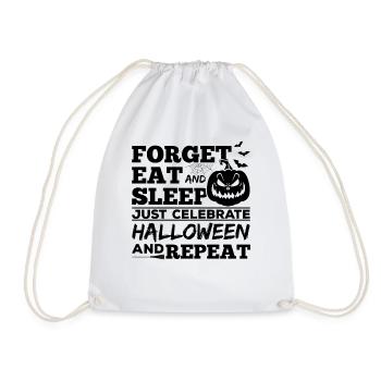 Halloween Party Celebrate Halloween Pumpkin - Drawstring Bag - white - Front