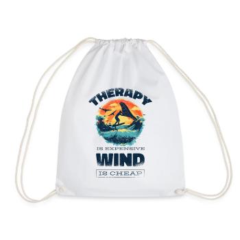 Wingfoil Surfer Wingfoiling Accessories Wing-Foiling - Drawstring Bag - white - Front