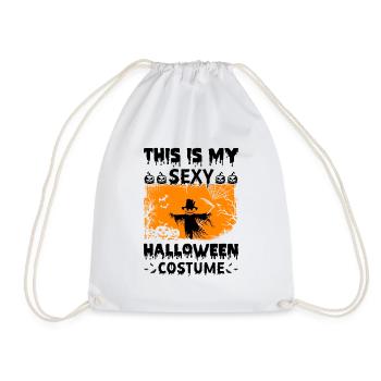 This Is My Sexy Halloween Costume Halloween - Drawstring Bag - white - Front