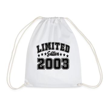 Limited Edition 2003 - Drawstring Bag - white - Front