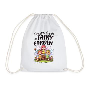 Garden Garden Plants Landscaper Funny - Drawstring Bag - white - Front