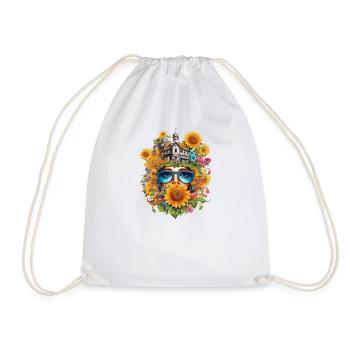 Gardener Hobby Garden Gardener Gardening - Drawstring Bag - white - Front