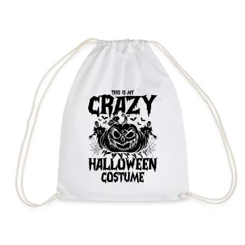 C’est mon costume d’Halloween fou - citrouille drôle - Sac de sport léger - blanc - Devant