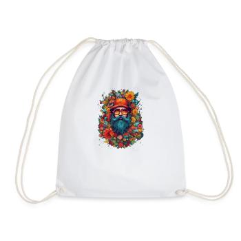 Gardener, Garden Plant, Flower Gardener, Gardener - Drawstring Bag - white - Front