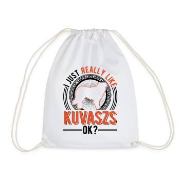 Ich mag einfahc Kuvasz - Turnbeutel - Weiß - Vorne