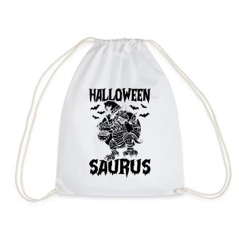 Halloween Dino Halloween Saurus - Drawstring Bag - white - Front