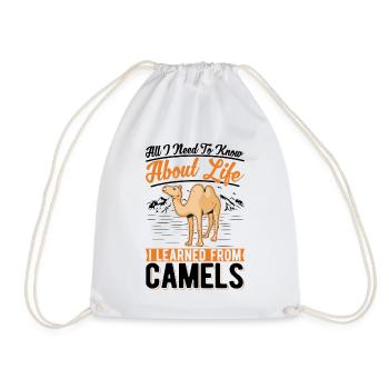 Camel Lover Egypt - Drawstring Bag - white - Front