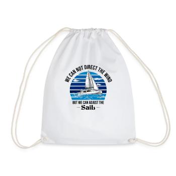 Sailor Voilier Voilier Voilier Yacht à voile - Sac de sport léger - blanc - Devant