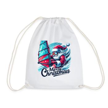 Joyeux Noël Père Noël - Sac de sport léger - blanc - Devant