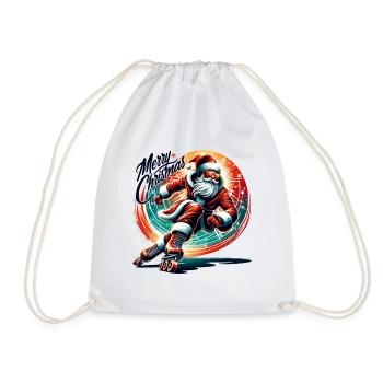 Joyeux Noël Père Noël - Sac de sport léger - blanc - Devant