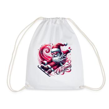 Joyeux Noël Père Noël - Sac de sport léger - blanc - Devant