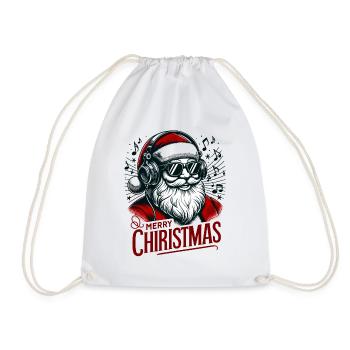 Joyeux Noël Père Noël - Sac de sport léger - blanc - Devant